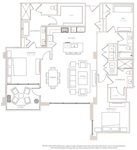 Magnolia IV Floor Plan Magnolia IV Floor Plan at The Sutton, Atlanta, GA